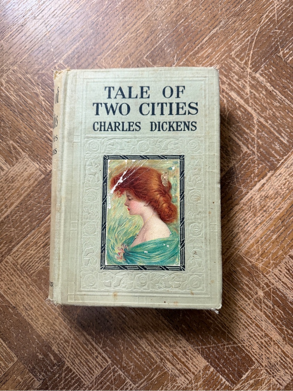Tale of Two Cities by Charles Dickens Antique Book